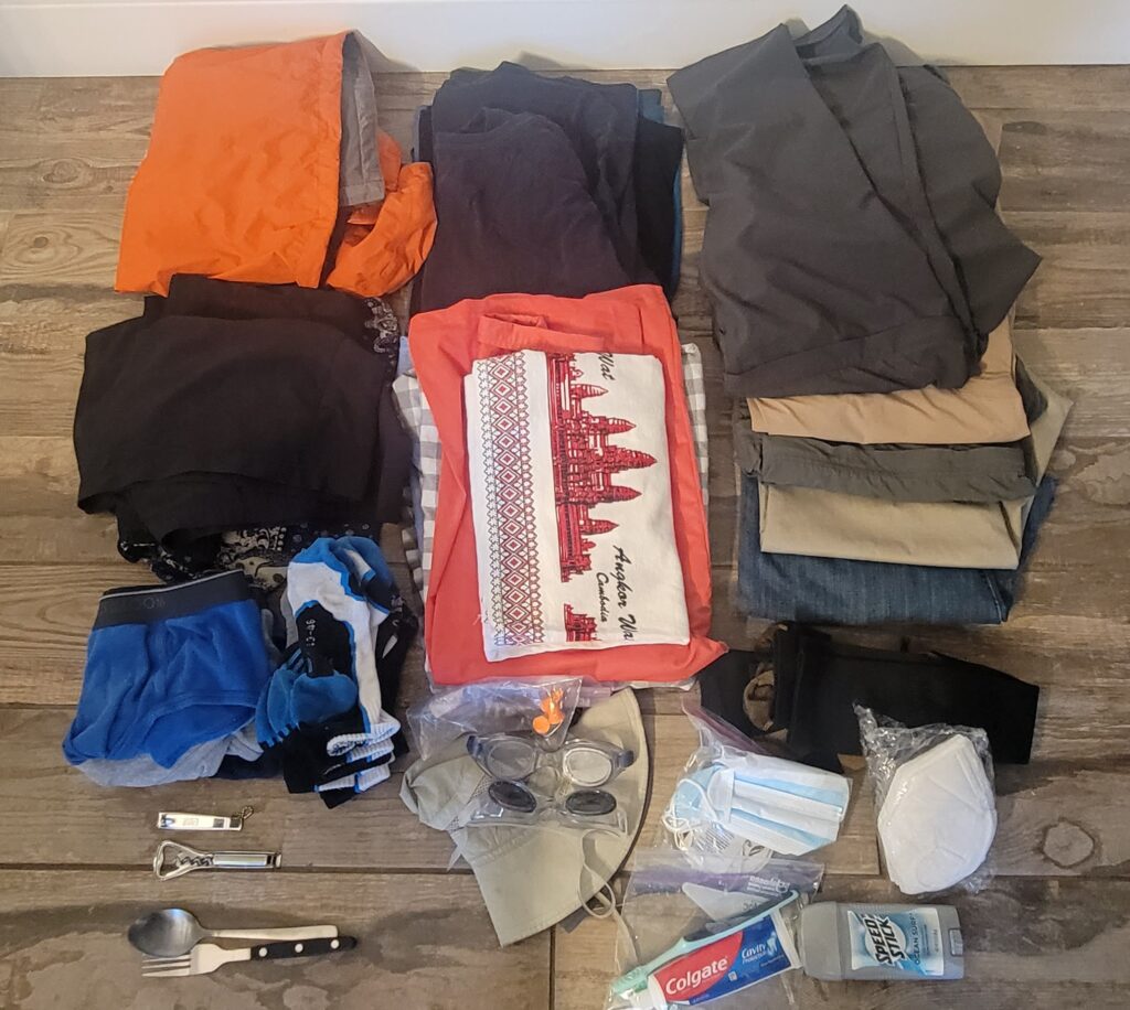 Contents Of My Carry On Size Suitcase